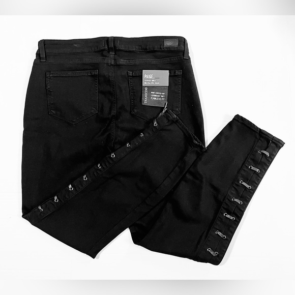 Paige   Verdugo Ankle Midrise Ultra Skinny jeans size 32 Black - Picture 3 of 14